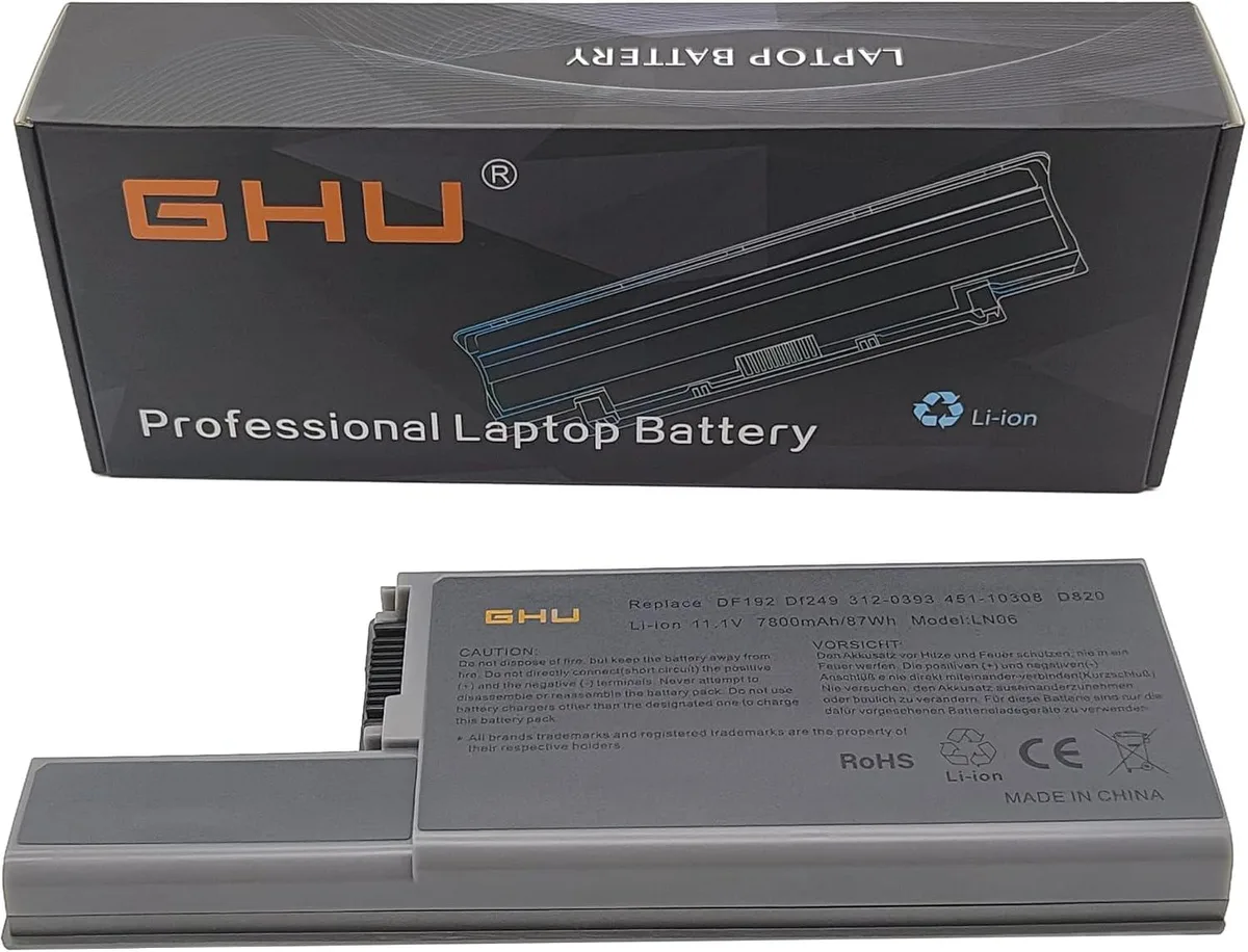 PISKEKAT PISKEKAT D820 87 WH laptop battery 7800 mAh — product photo