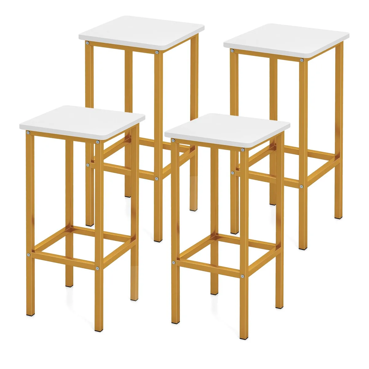 SlickBlue SlickBlue Barstool Set of 4 White 26 Inch — product photo
