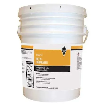 Purple 5 gal degreaser pail with handle