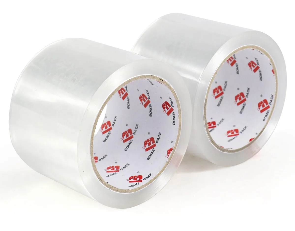  3" Clear Packing Tape 2 Rolls 55 Yards 2.4 mil — product photo