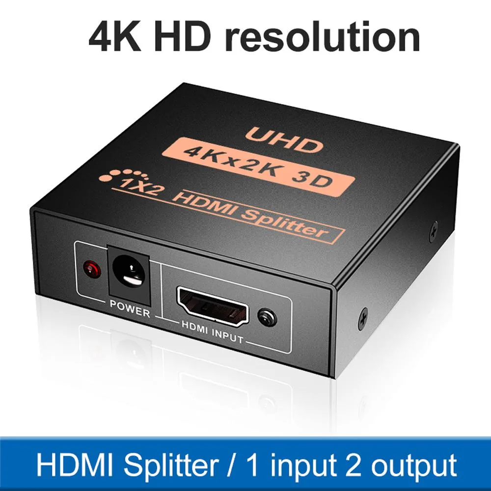 Jansicotek Jansicotek 4Kx2K @30Hz 1x2 HDMI Splitter with AC Adaptor — product photo