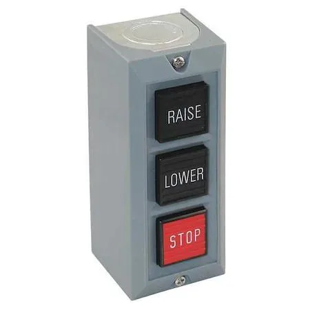 Dayton Dayton 20C798 Push Button Control Station Raise/Lower/Stop 25mm — product photo