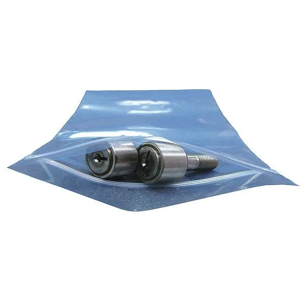 Zoro Select Zoro Select VBZ00035 Reclosable Bag, Zip Seal, 15 in L, 12 in W, 4 mil, Blue, 500 — product photo
