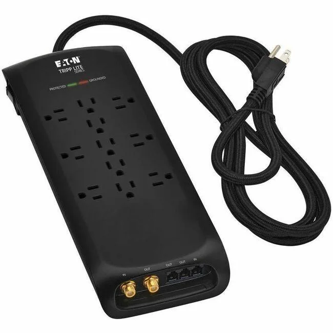Tripp Lite Tripp Lite TLP118DBTELTV 11-Outlet Surge Protector 4200J — product photo