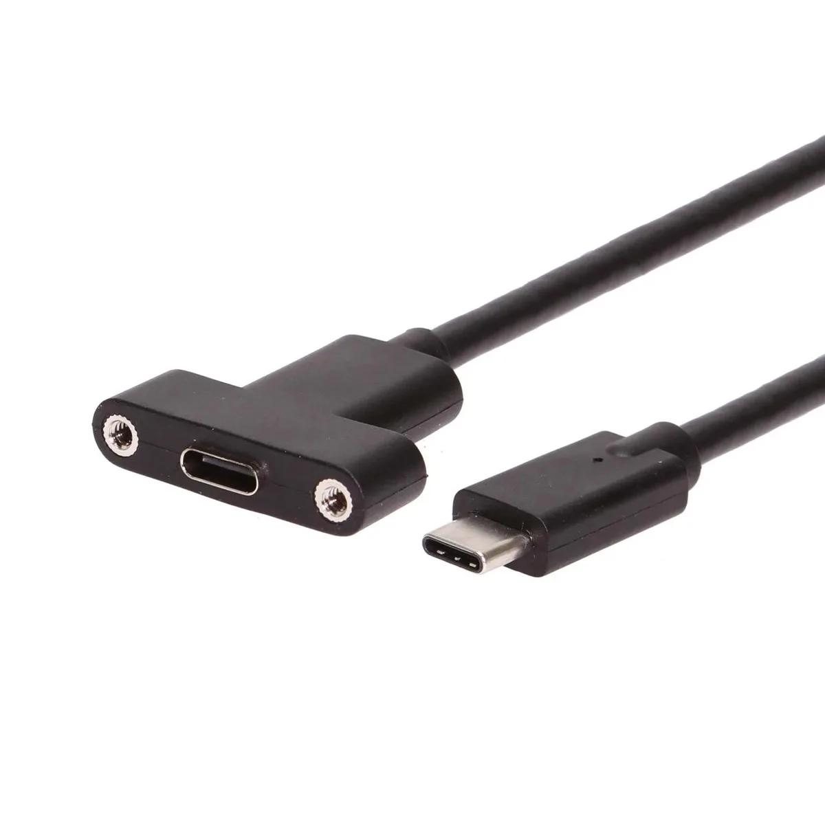 CoolGear CoolGear CG-U3CMCF-PM USB 3.2 Gen 2 Type-C Panel Mount Extension Cable 8 in — product photo