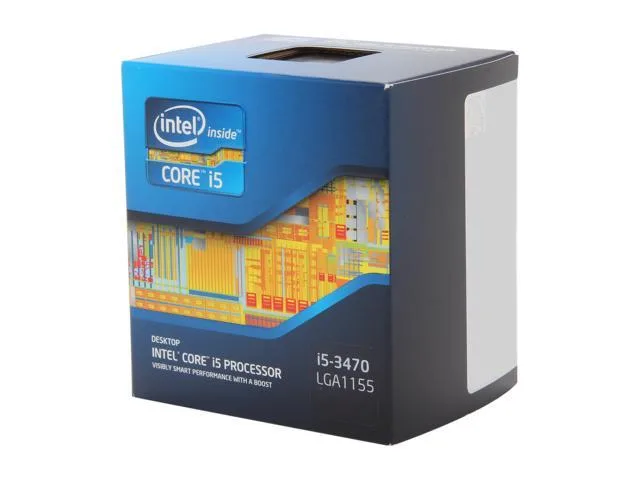 Intel Core i5-3470 desktop processor in retail box