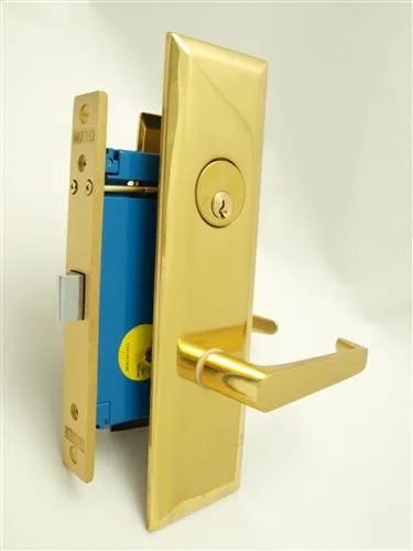 Marks USA Marks USA New Yorker 9NY92DW/3 Polished Brass Right Hand Mortise Lock Latch Only — product photo