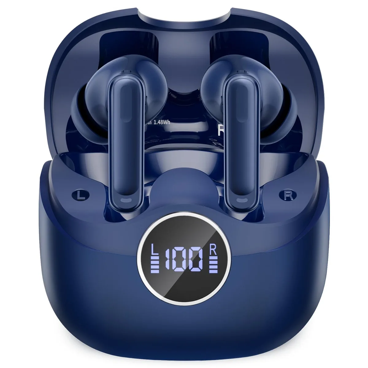  xinwld Air3 Pro Wireless Earbuds Deep Blue Bluetooth 5.4 40H — product photo