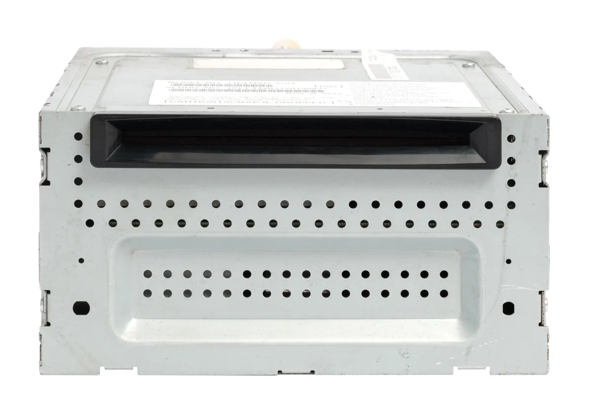 1 Factory Radio 1 Factory Radio 8A8T-19C156-AB AM FM 6 Disc CD Navigation Ready receiver — product photo