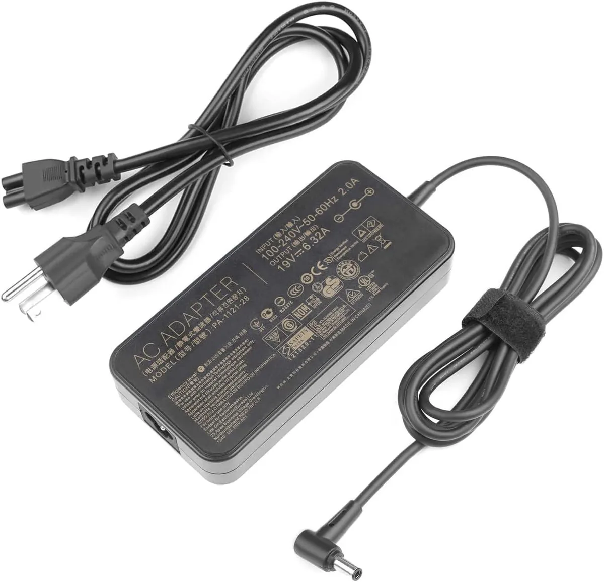 NShi NShi 120W 19V 6.32A AC Adapter 6.0×3.7mm with Power Cord laptop replacement part — product photo
