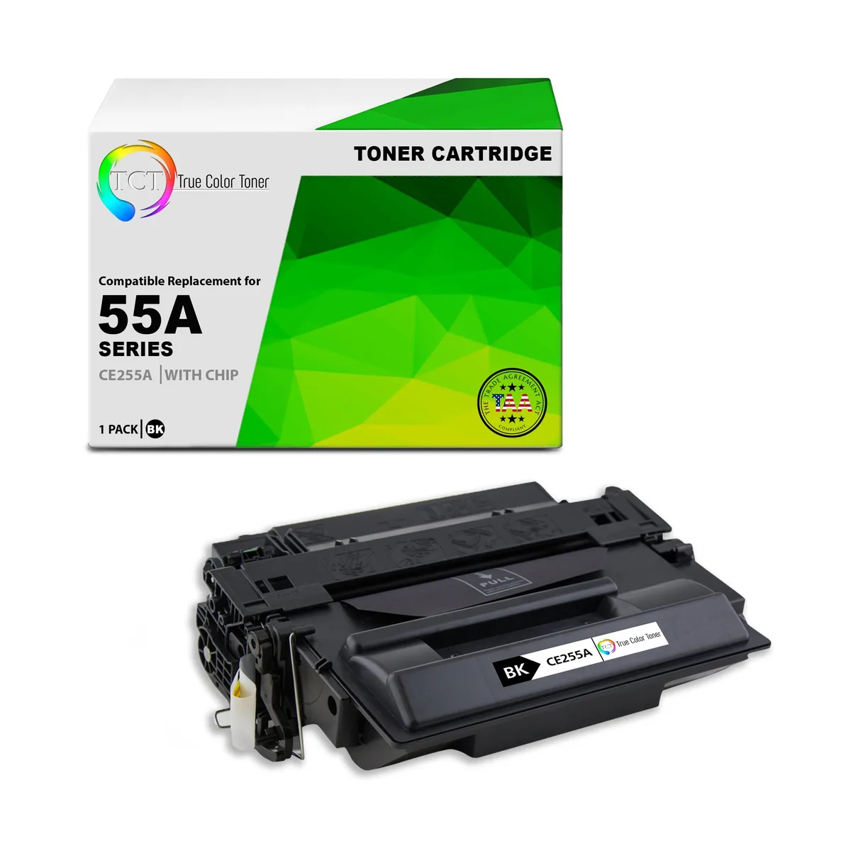 True Color Toner True Color Toner CE255A Black Toner Cartridge 6000 Pages — product photo