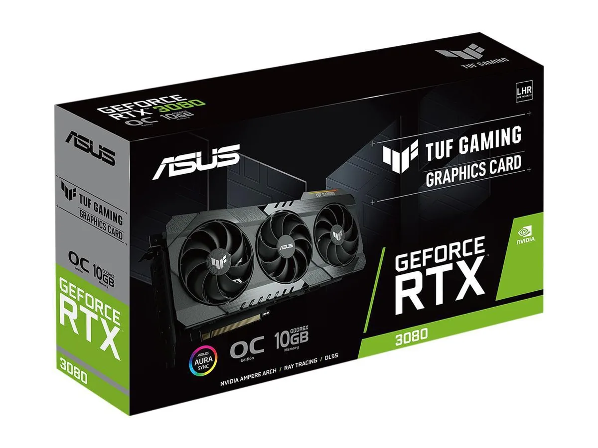 ASUS ASUS TUF Gaming GeForce RTX 3080 V2 10GB GDDR6X graphics card — product photo