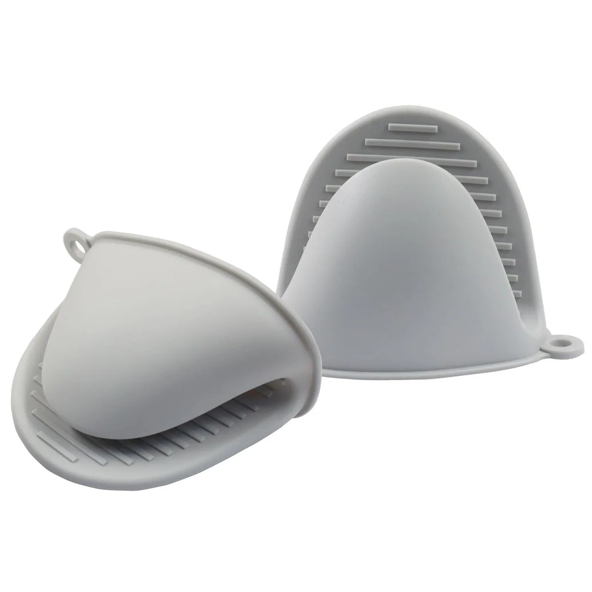  Bonsicoky Silicone Oven Mitts Pair Grey — product photo