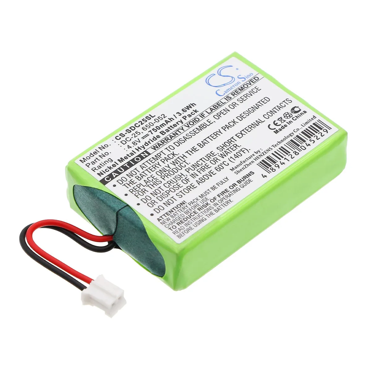 Estry Estry MH750PF64HC 750mAh 4.8V standard battery — product photo
