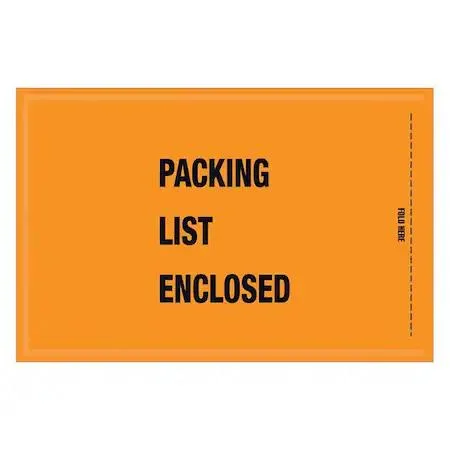 Value Brand Value Brand Packing List Enclosed Envelopes Orange 5 1/4 x 8 PK1000 — product photo