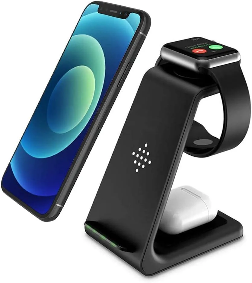 PISKEKAT PISKEKAT 3-in-1 Wireless Charger Stand Dock — product photo