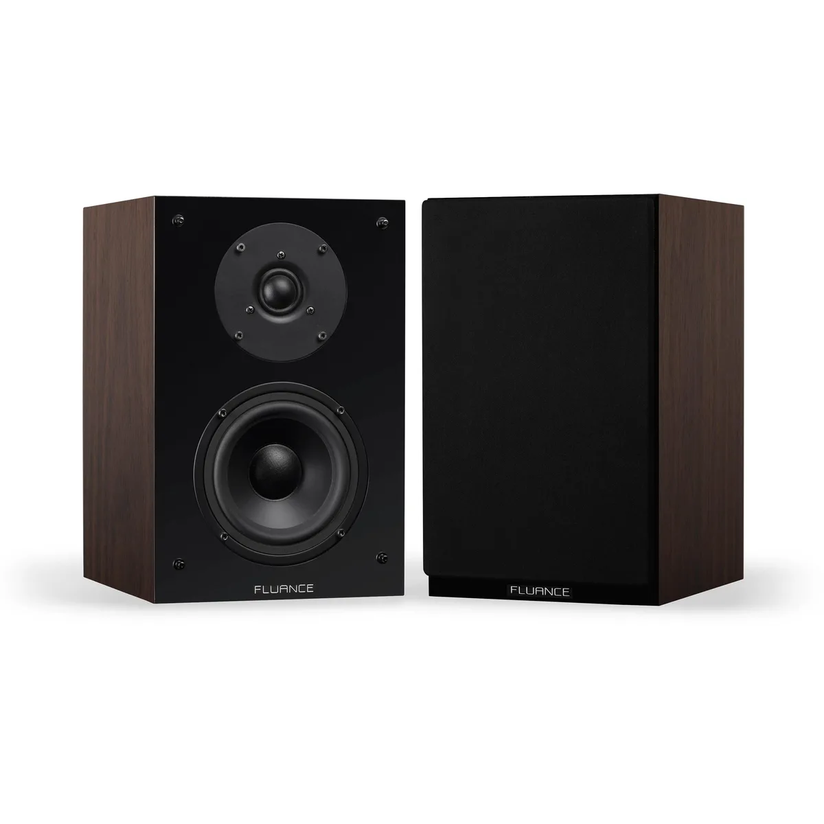 Fluance Fluance SX6W Bookshelf Speakers 2.0 Natural Walnut Pair — product photo