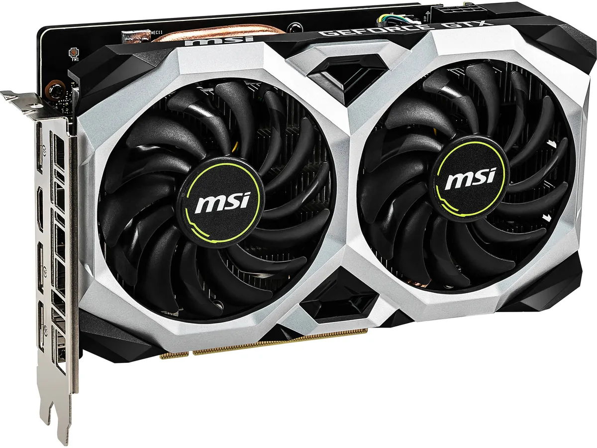 MSI MSI GTX 1660 TI VENTUS6G graphics card — product photo