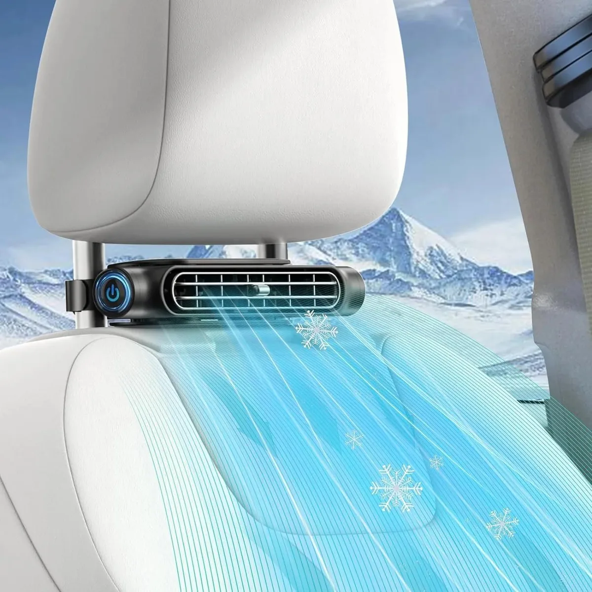  Pelidox CAR01 fan accessory, 3 speed, USB, 5 x 3 x .5 in, .06 lb — product photo