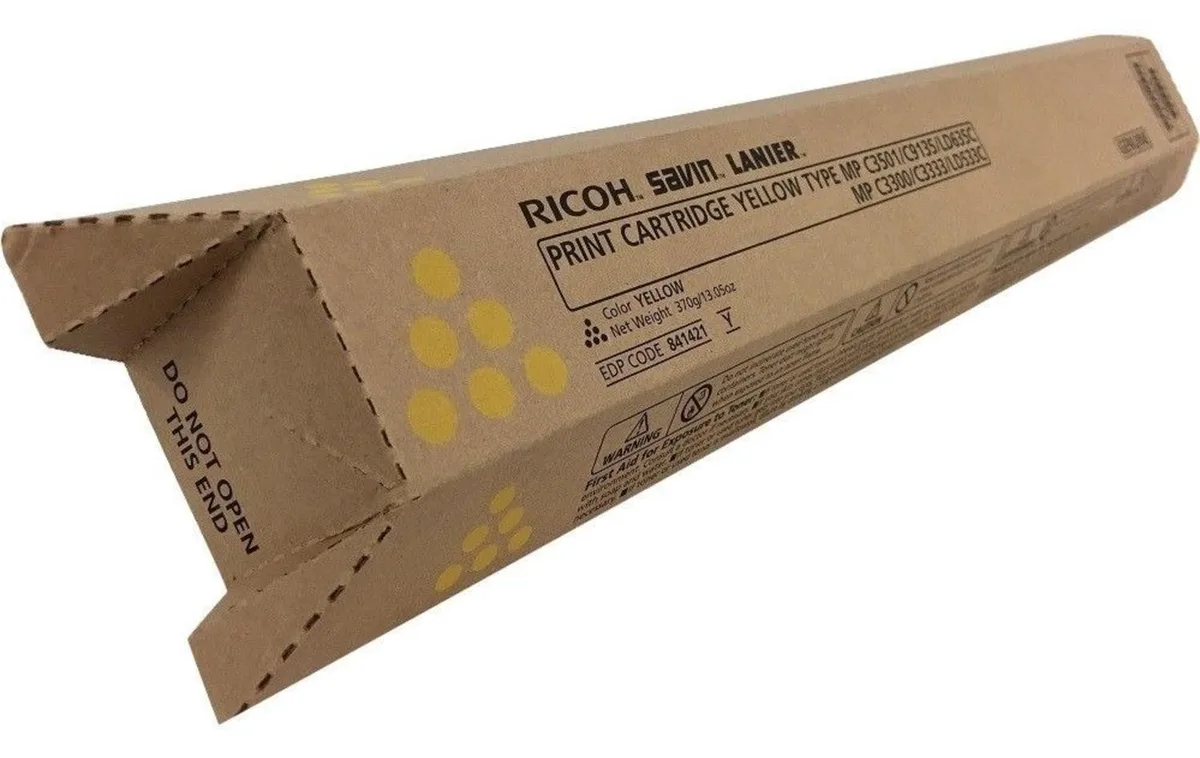 Ricoh Ricoh 841421 Yellow Toner Cartridge 15000 Pages — product photo