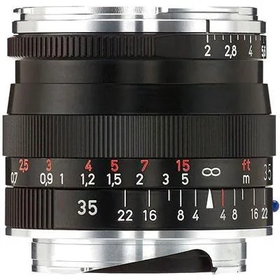 Carl Zeiss Carl Zeiss 35mm f/2.0 ZM Biogon T* Manual Focus Lens (Leica M-Mount) Black — product photo