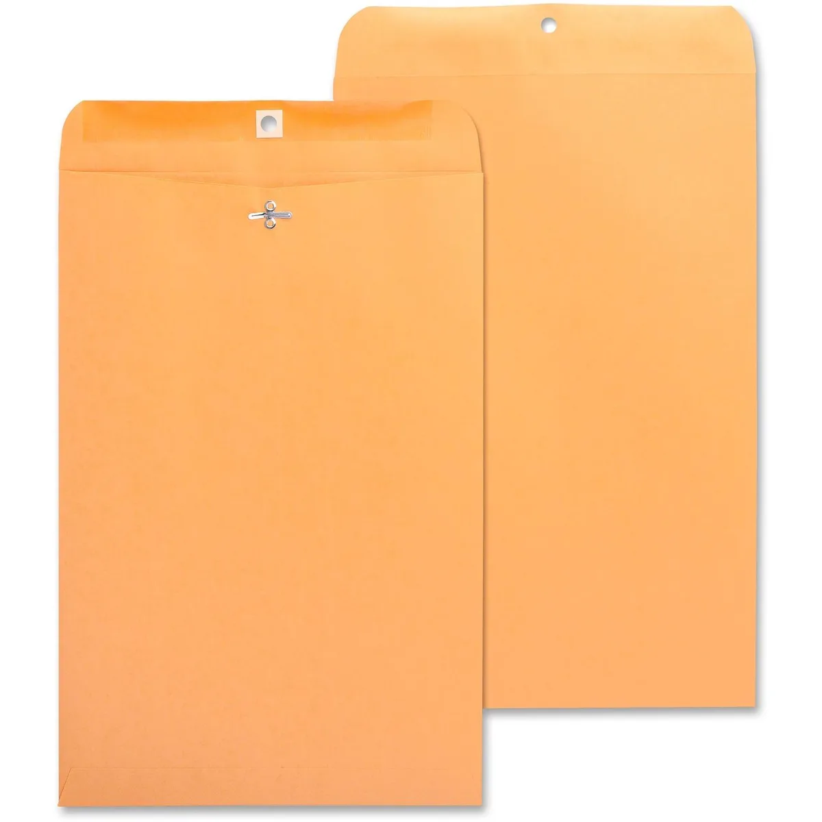 Business Source Business Source 36666 10x15 28 lb Kraft clasp envelope 100/box — product photo