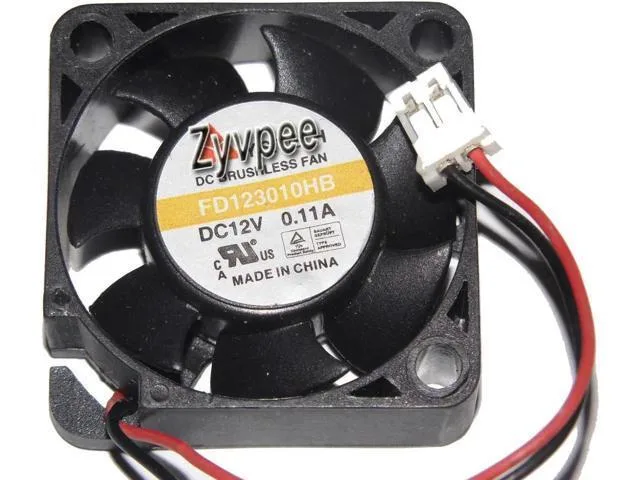 TSUJ TSUJ 3010 30*10mm FD123010HB 12V 0.11A 2-wire 2-pin mini fan 3cm case cooler — product photo
