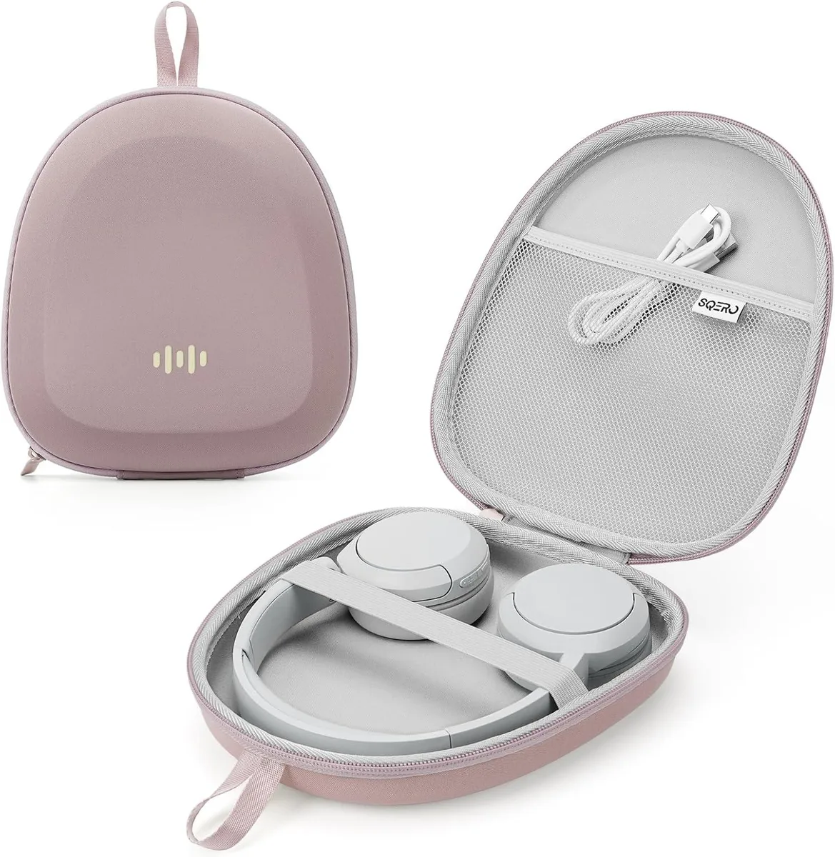 BFKK BFKK Headphone Case Hard Shell Super-Slim Pink — product photo