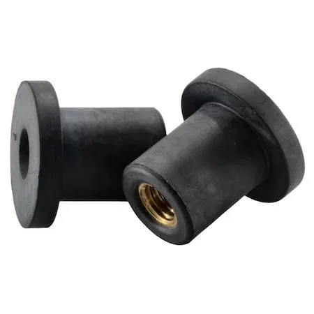 MIDWEST FASTENER CORP MIDWEST FASTENER CORP 64554 Well Nut 3/8"-16 1 in Rubber 3 Pack — product photo