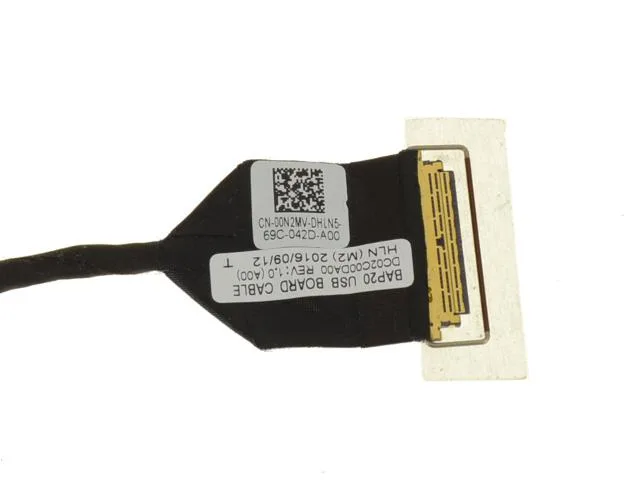 Flat ribbon cable with connectors at both ends