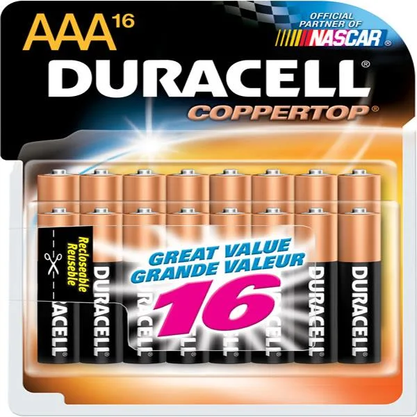 DURACELL Duracell MN2400B20 AAA Alkaline Battery 20 Pack 1.5V — product photo
