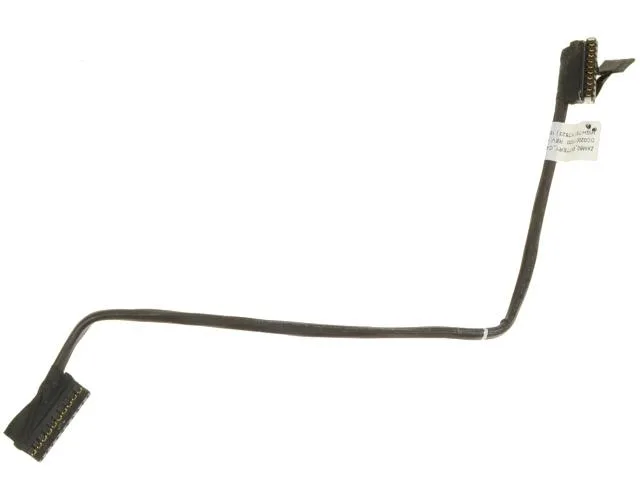Genuine Dell battery cable for Latitude E5250, black ribbon with connectors