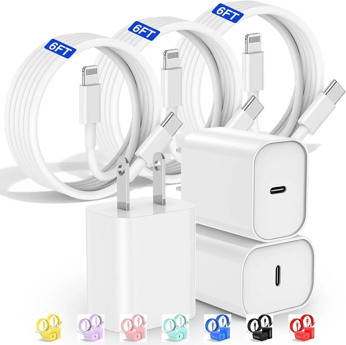 ONITOON ONITOON 20W USB-C Wall Charger with 6ft Lightning Cable White — product photo