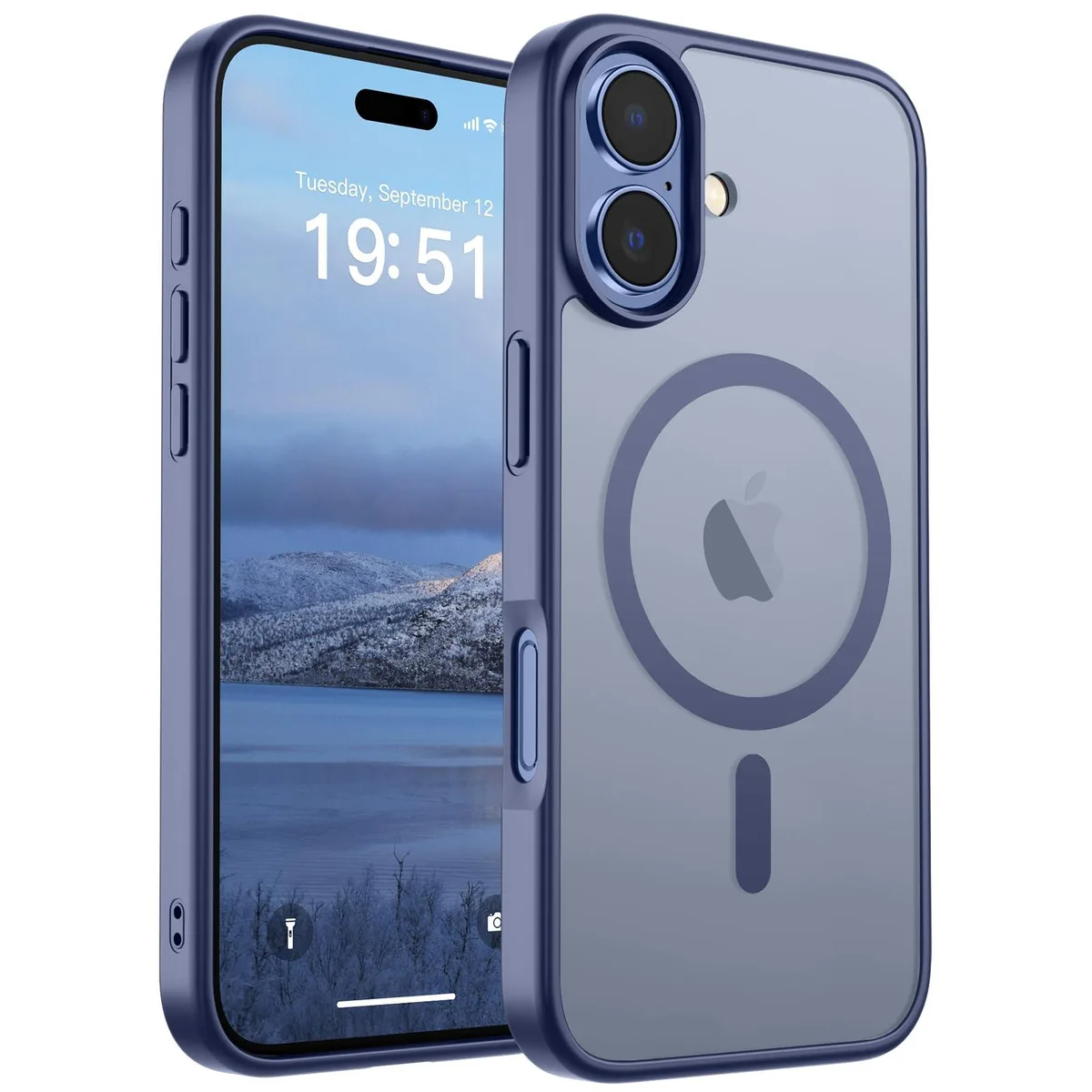 KEHIPI KEHIPI Magnetic iPhone 17 Case MagSafe 10 ft Drop Lavender Gray 2025 — product photo