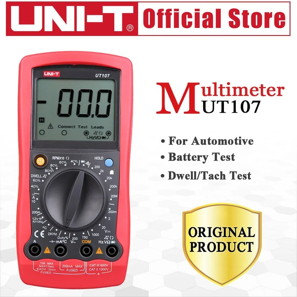 Uni-T Uni-T UT107 Digital Automotive Multimeter electrician tool — product photo