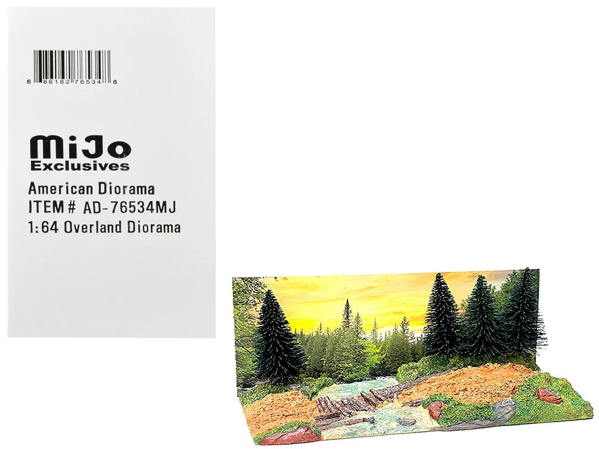 American Diorama American Diorama Overland Off-Road Diorama Forest Background 1/64 Scale — product photo