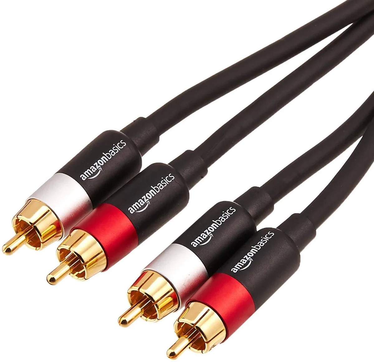  Amazon Basics PBH-20216 2-Male to 2-Male RCA Cable 4 ft — product photo