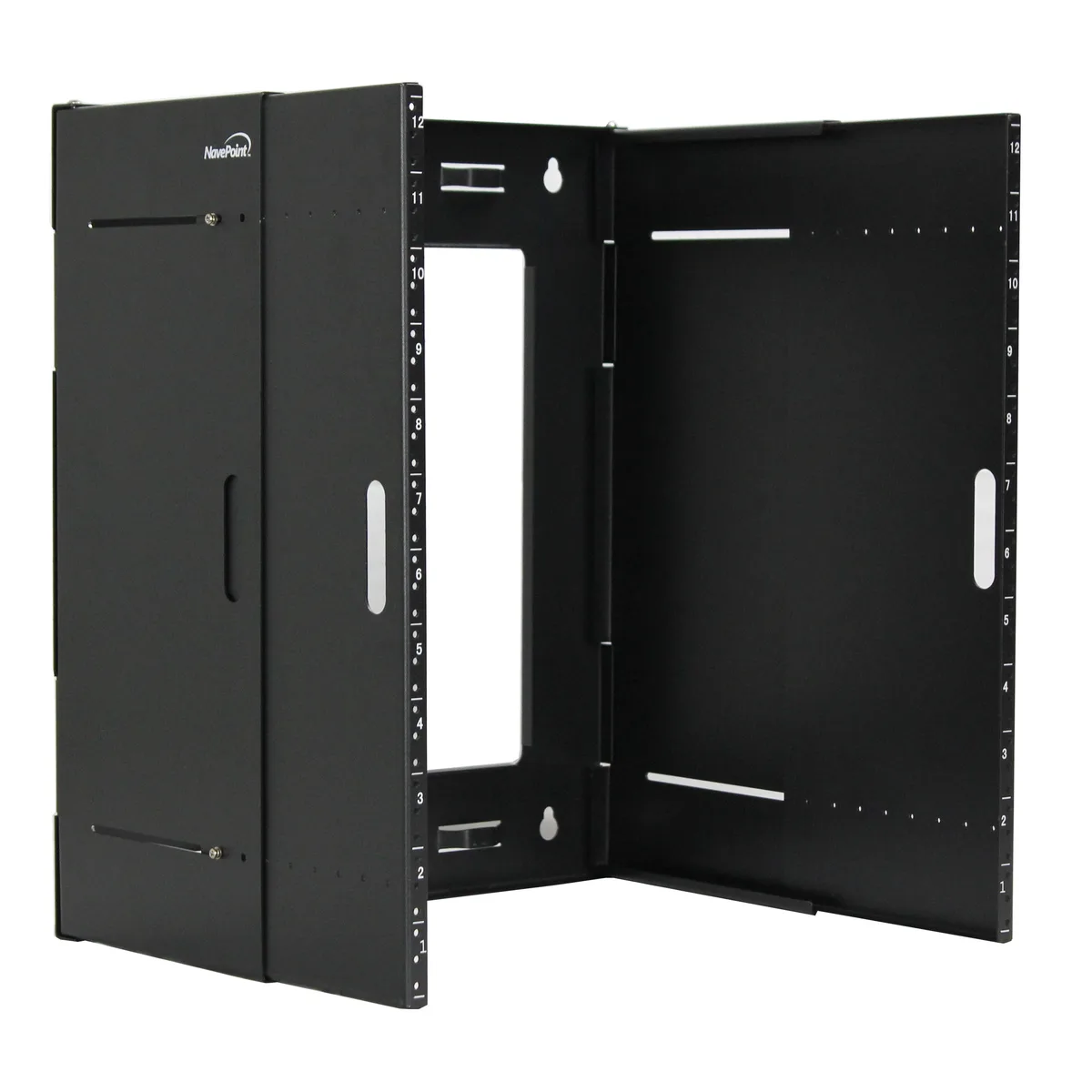 NavePoint NavePoint 12U Wall Mount Bracket Extendable 22" Rack 9.5-15.5"D — product photo