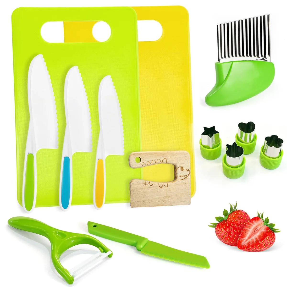  Chanking 13-Piece Kids Safe Knife Set — product photo