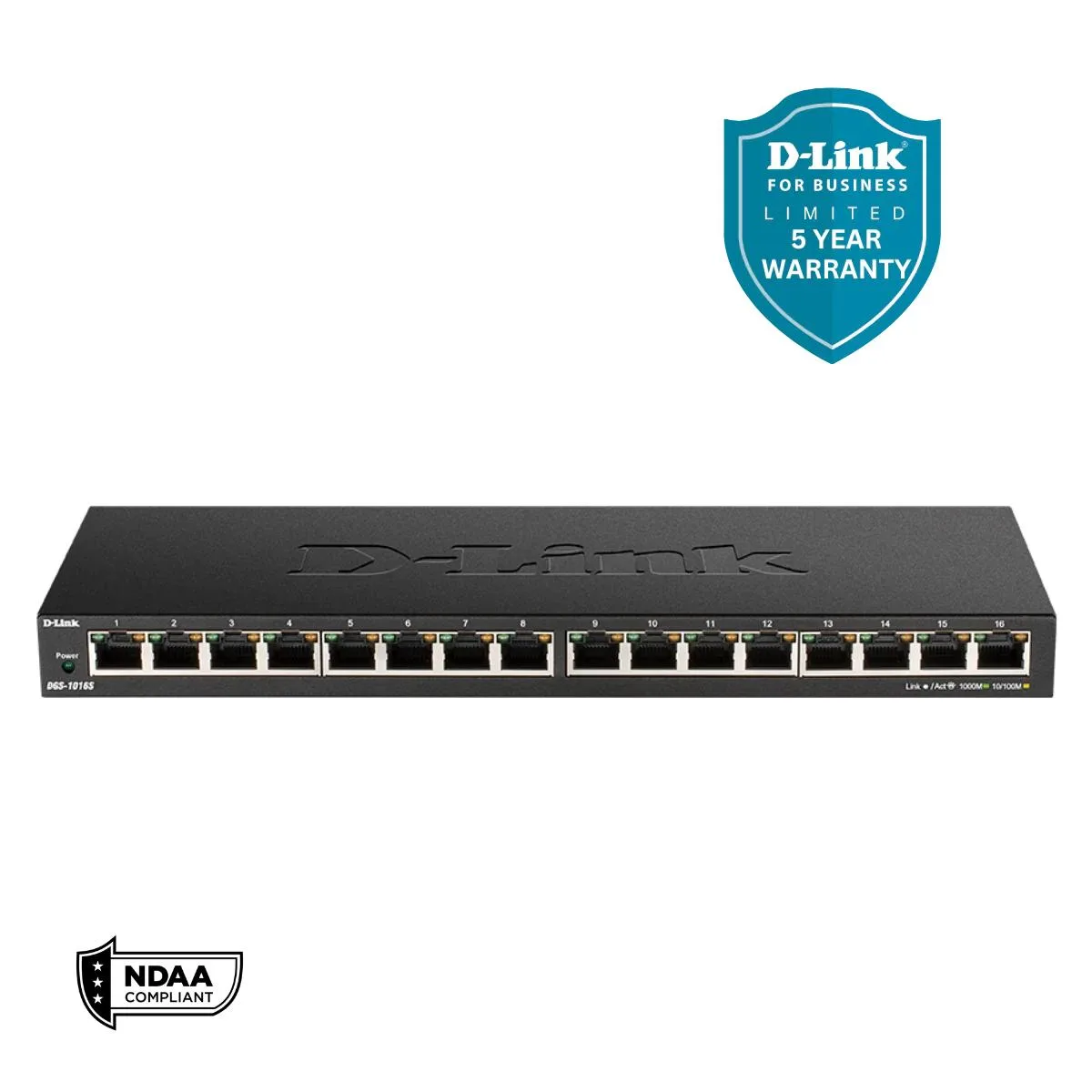 D-Link D-Link DGS-1016S 16-Port Gigabit Unmanaged Switch — product photo