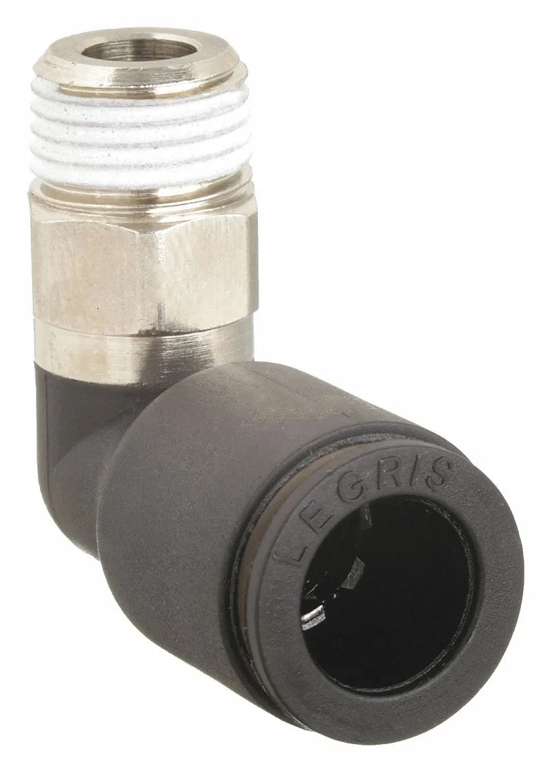 Legris Legris 3109 10 13 Male Elbow 10mm 1/4in Black PK10 — product photo