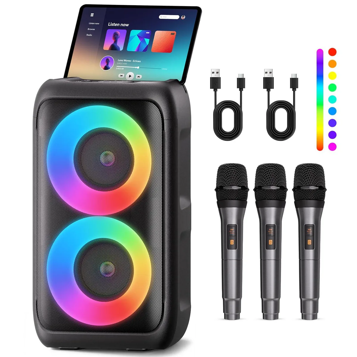  JBL GO Portable Speaker Black 3 Wireless Microphones 10W 80W Peak Bluetooth 5.3 — product photo