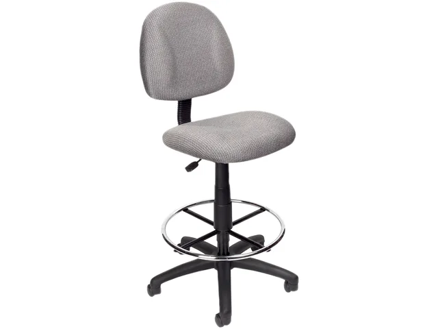BOSS Office Products BOSS Office Products B1615-GY Gray Drafting Stool office furniture — product photo