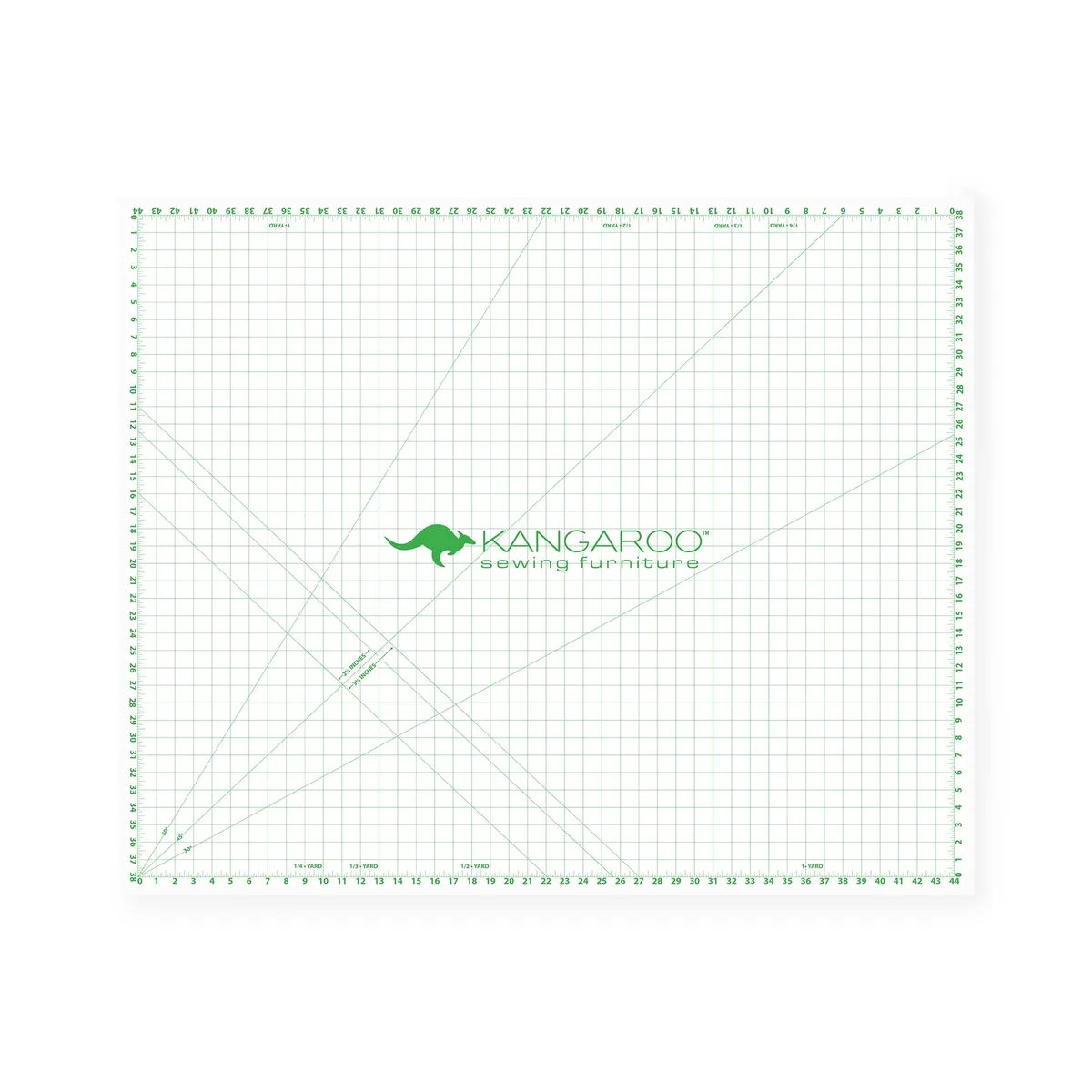 Arrow Group Arrow Group Quilters Grid Cutting Mat D with 30-45-60 Degree Markers — product photo