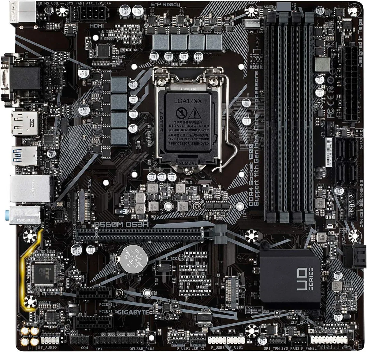 GIGABYTE GIGABYTE B560M DS3H AC Intel Motherboard — product photo