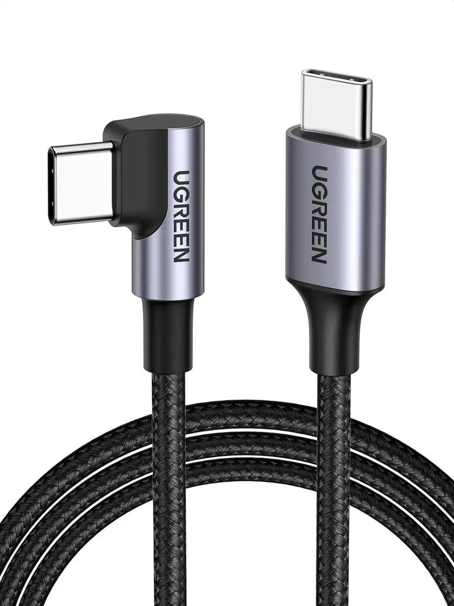 SMUGDESK SMUGDESK 90 Degree Right Angle USB-C to USB-C Cable 10FT 60W — product photo