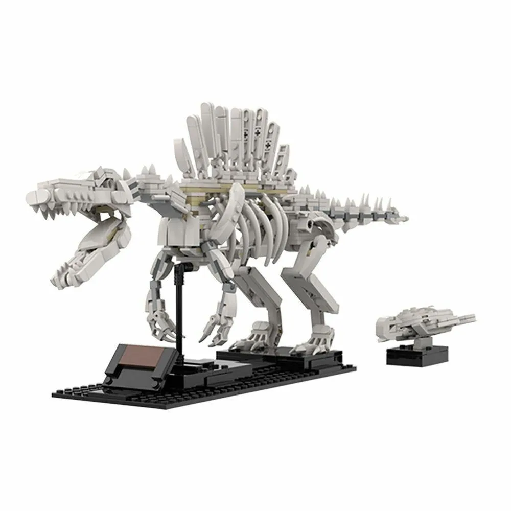 ZITIANYOUBUILD ZITIANYOUBUILD Spinosaurus Skeleton and Sea Turtle 659 Parts MOC — product photo