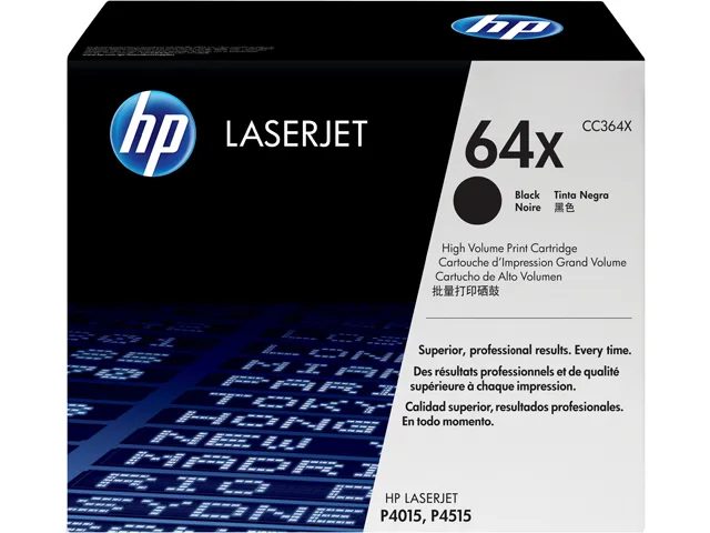 HP HP CC364X 64X High Yield Black Toner Cartridge 24000 Pages — product photo