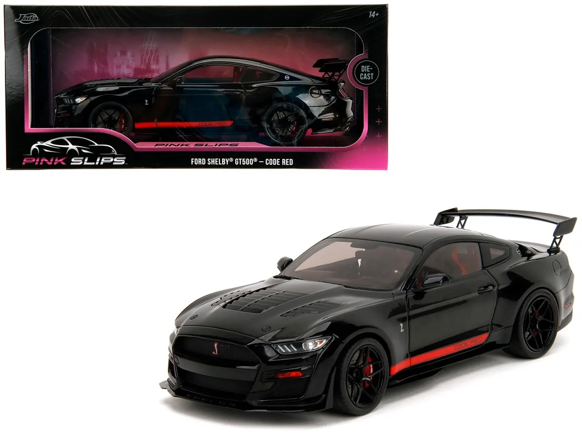 Jada Jada 36385 1:18 2022 Shelby GT500 Code Red Diecast Car Black — product photo