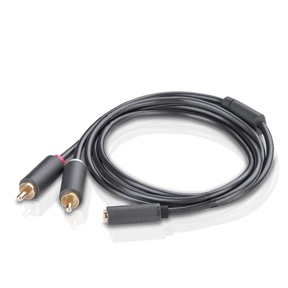 TeKit TeKit 10561 3.5mm Female to 2RCA Male Stereo Audio Cable 25cm — product photo